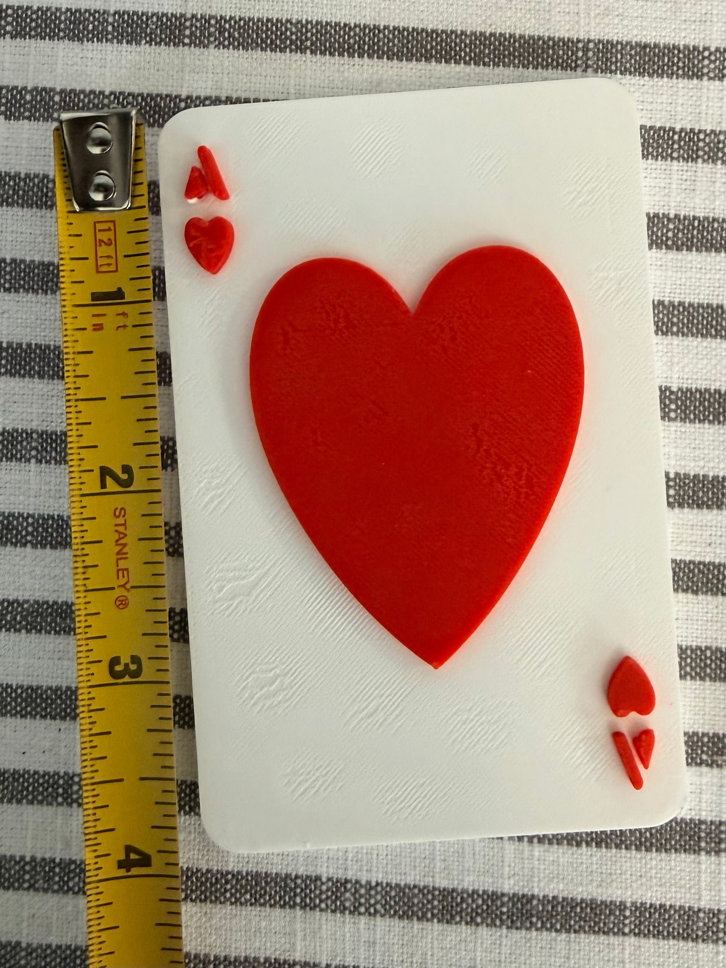 3D Printed Playing Cards Set (4pc) - Alice in Wonderland & Casino Theme - Wreath Attachments & Tray Decor