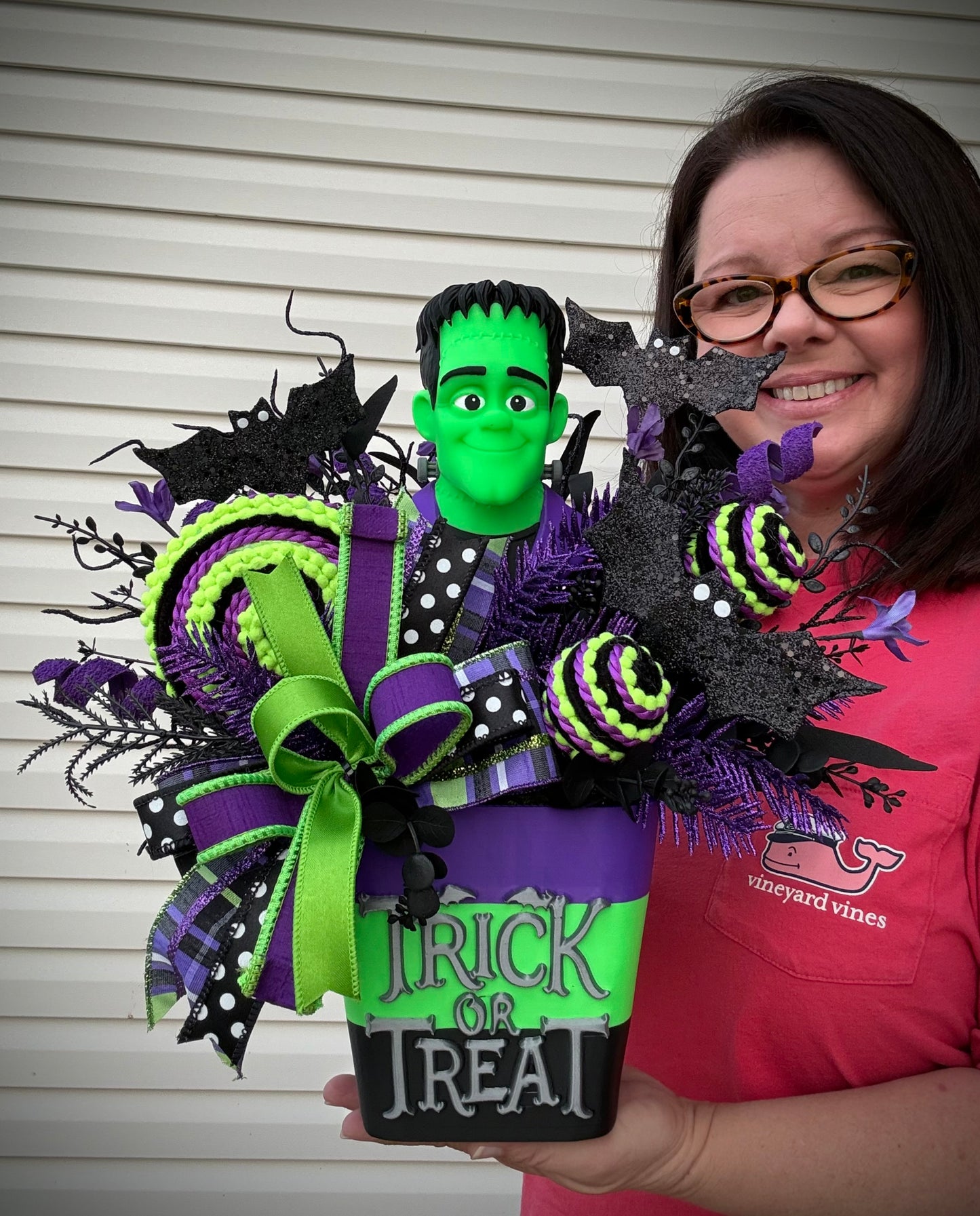 Spooktacular Frankie Floral Arrangement