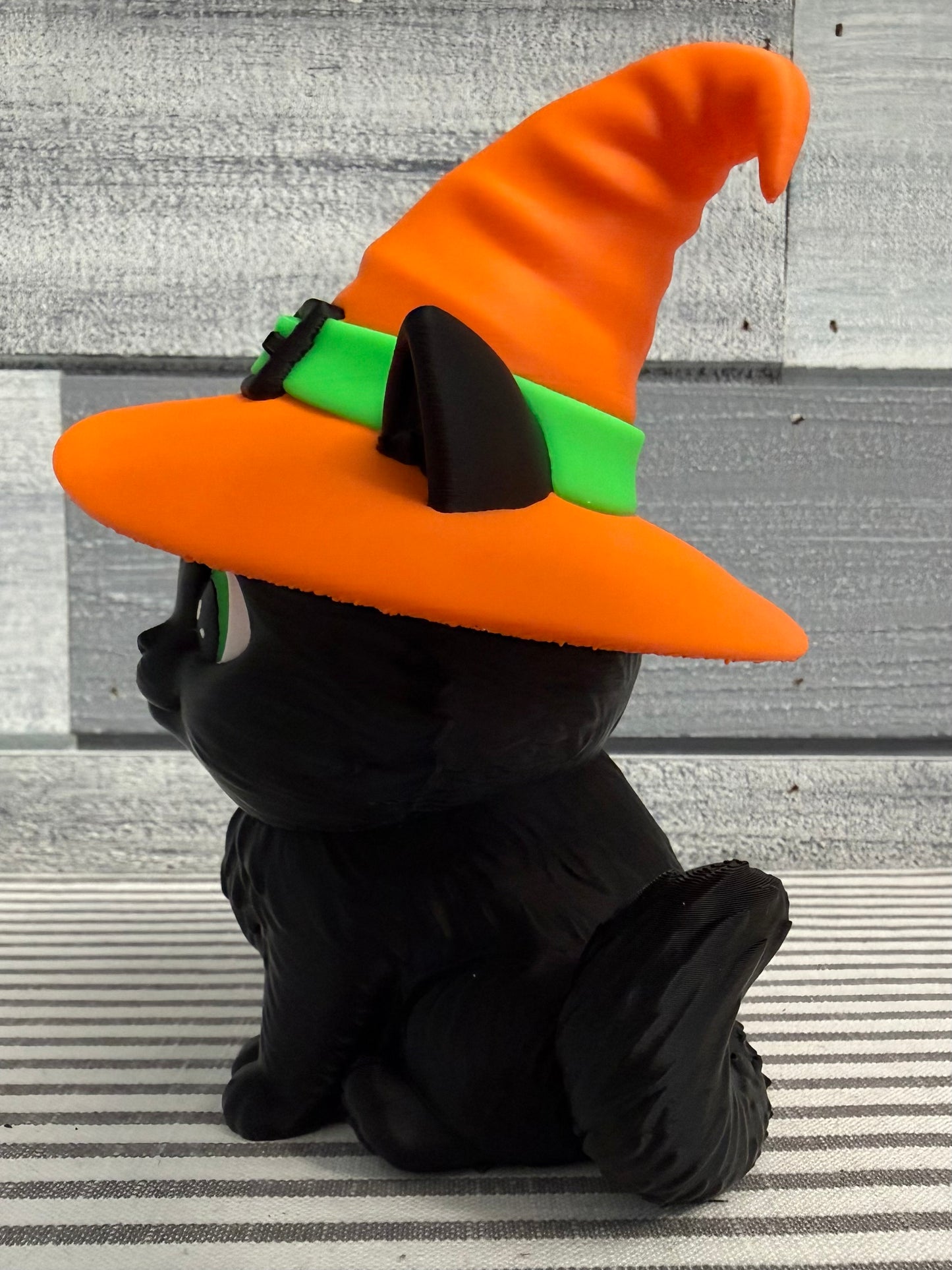 The Little Spellcasters Witch Kitty 3D Printed Decor