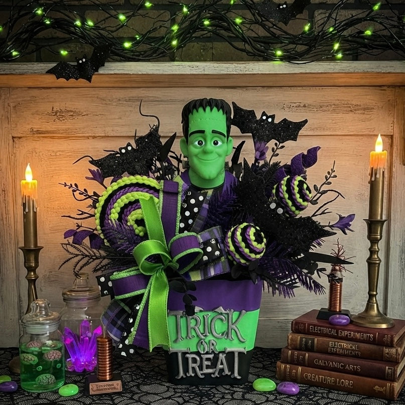 Spooktacular Frankie Floral Arrangement