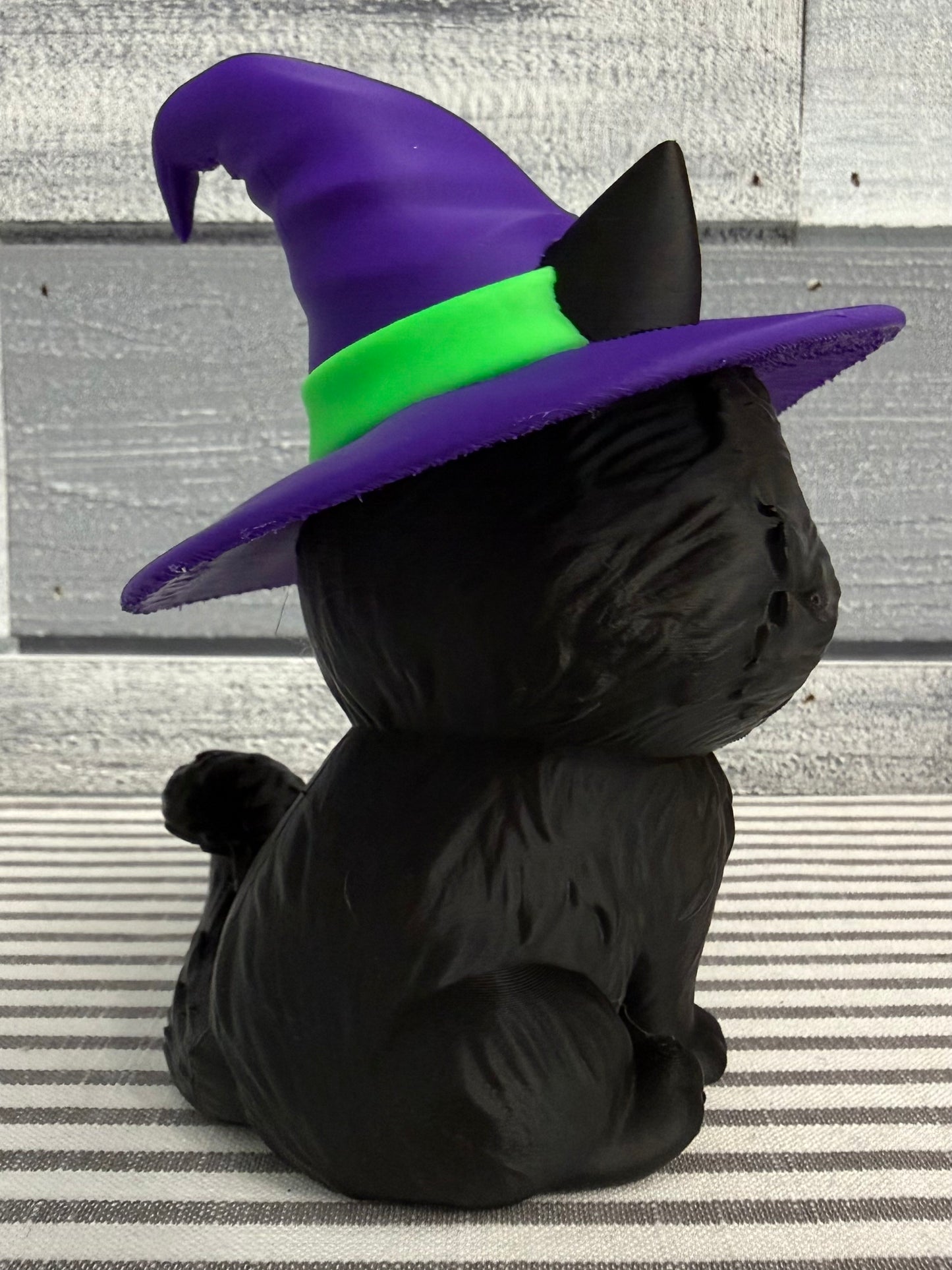 The Little Spellcasters Witch Kitty 3D Printed Decor