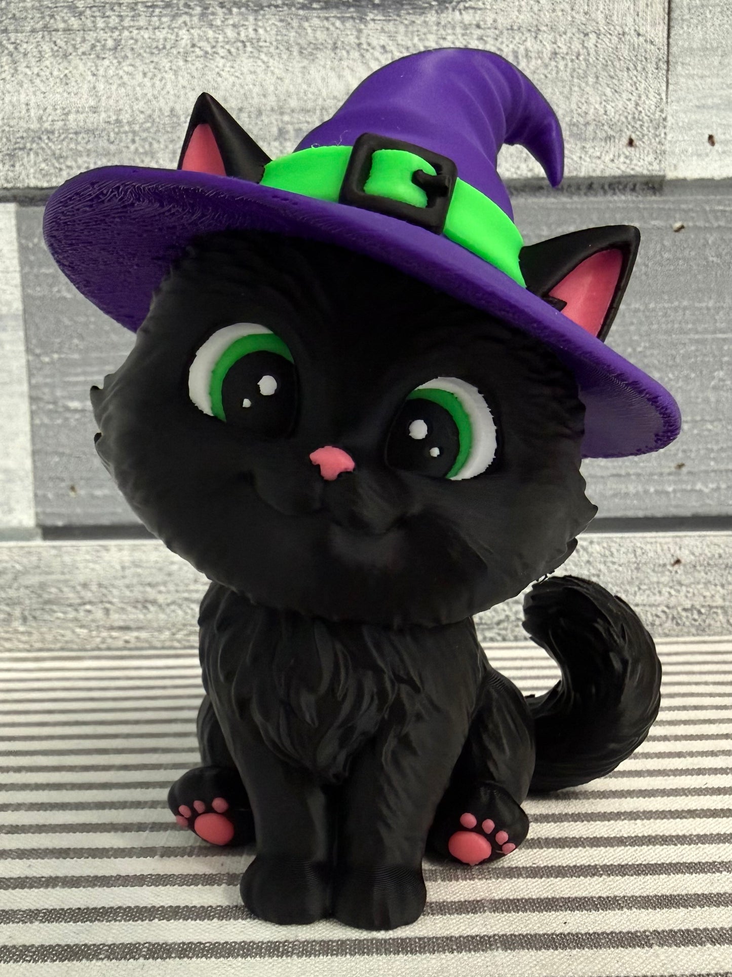 The Little Spellcasters Witch Kitty 3D Printed Decor
