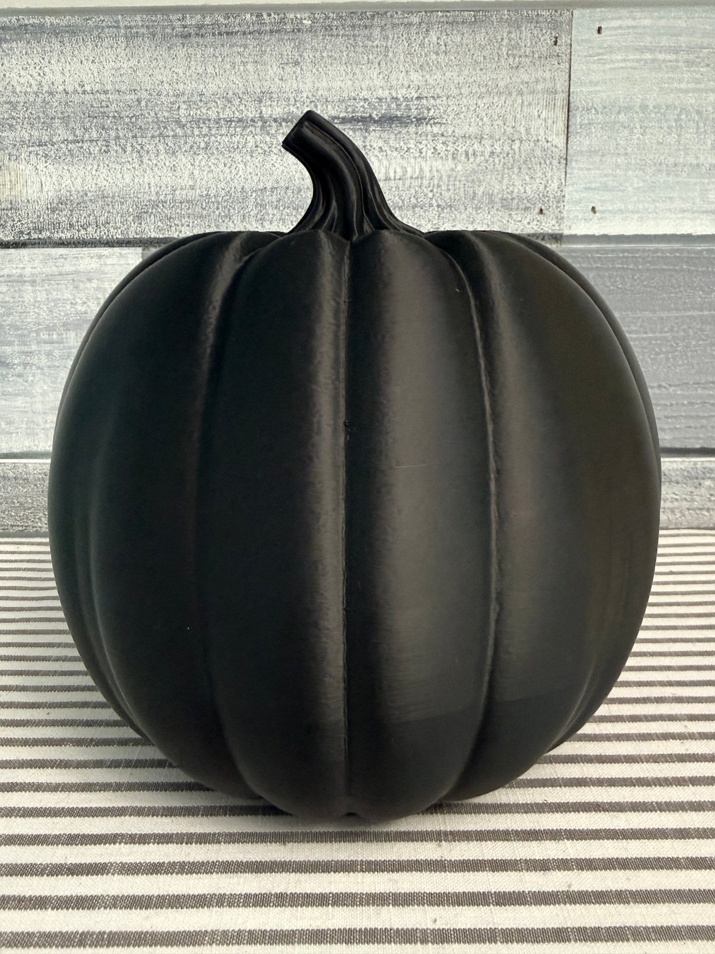 Jinxie the Black Cat Jack O Lantern | 3D Printed Halloween Decor | Floral Centerpiece Base or Standalone Spooky Pumpkin