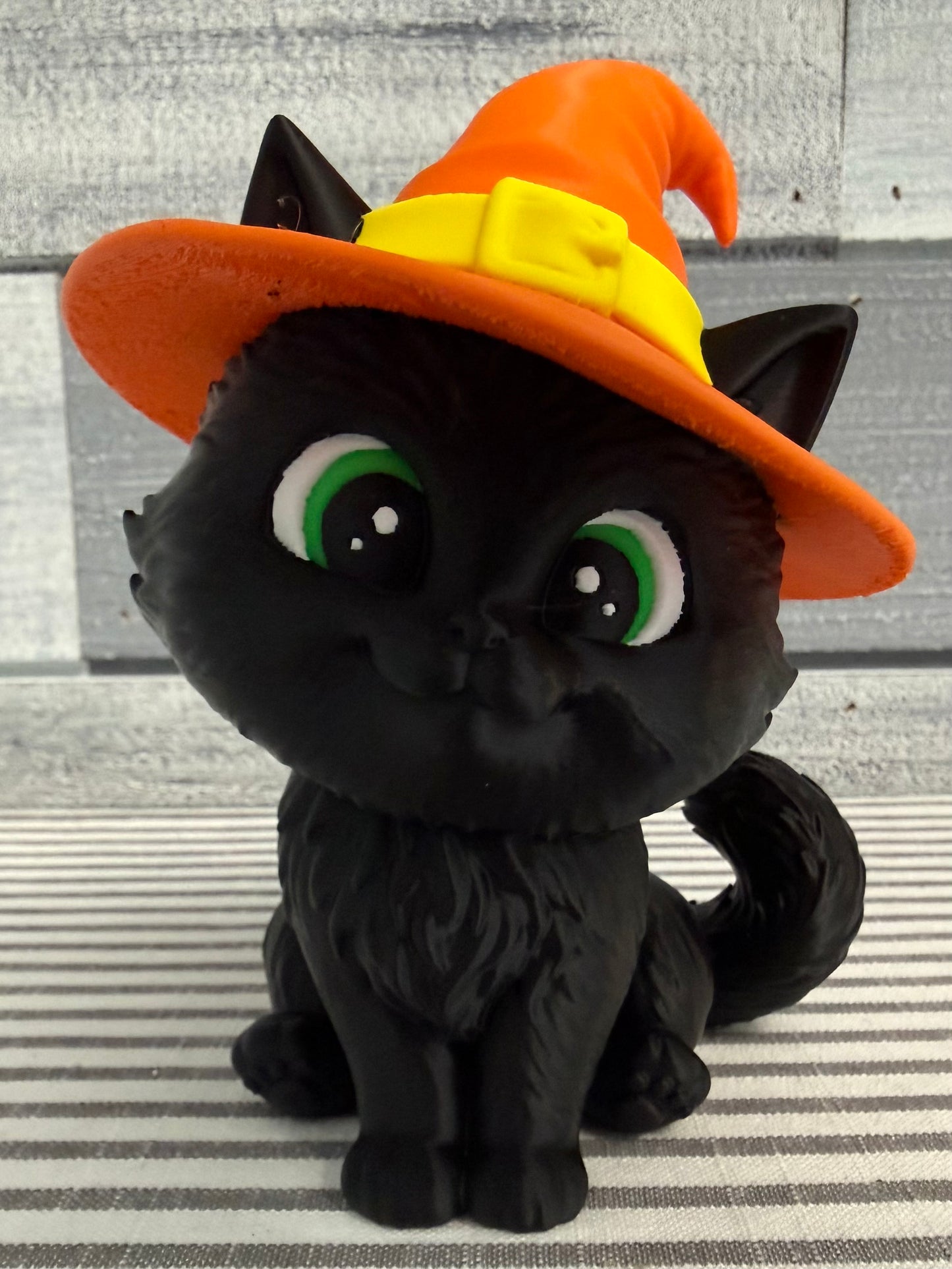The Little Spellcasters Witch Kitty 3D Printed Decor