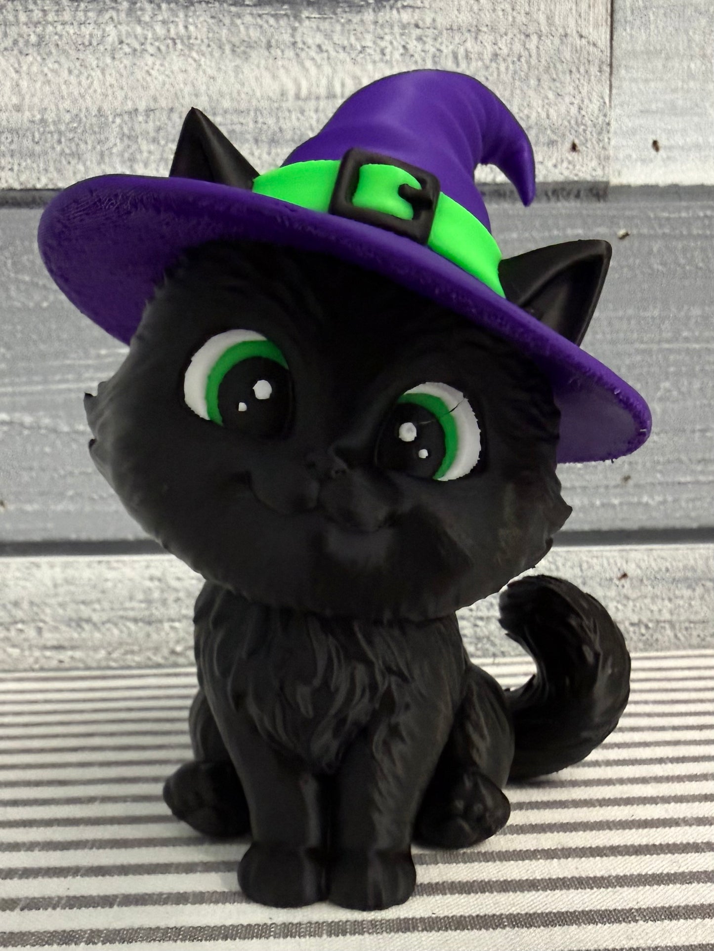 The Little Spellcasters Witch Kitty 3D Printed Decor