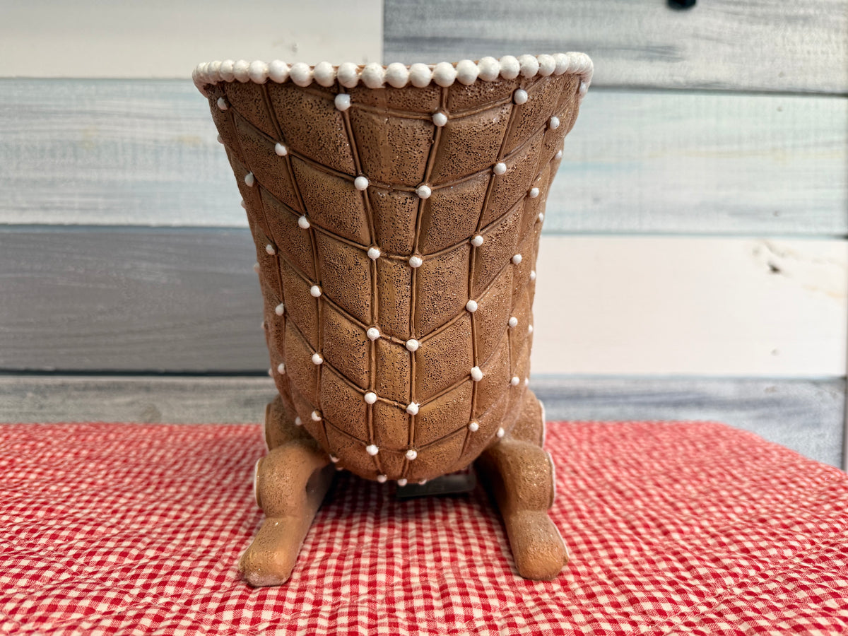 RAZ Imports 8" Gingerbread Pearl Sleigh