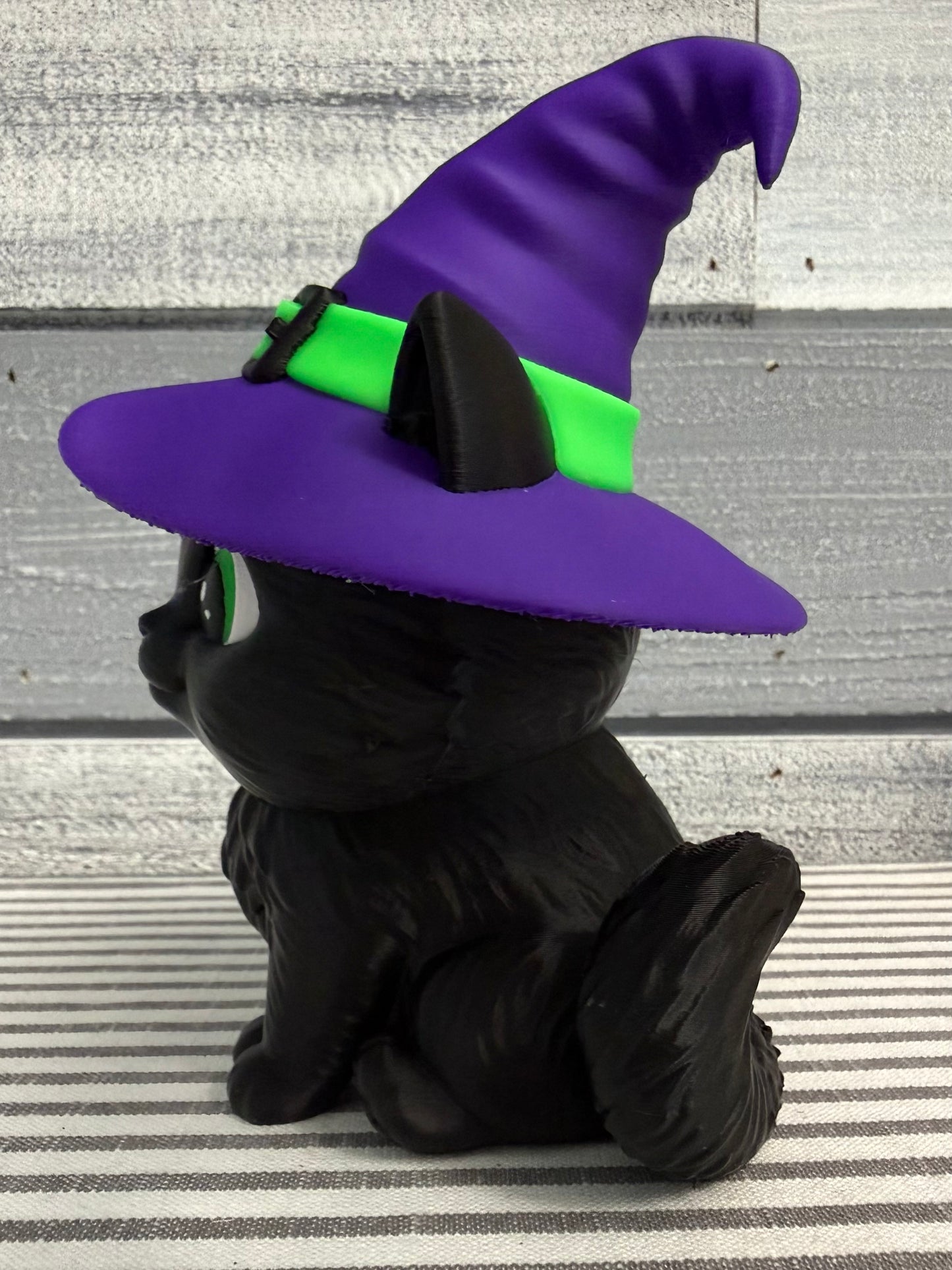The Little Spellcasters Witch Kitty 3D Printed Decor