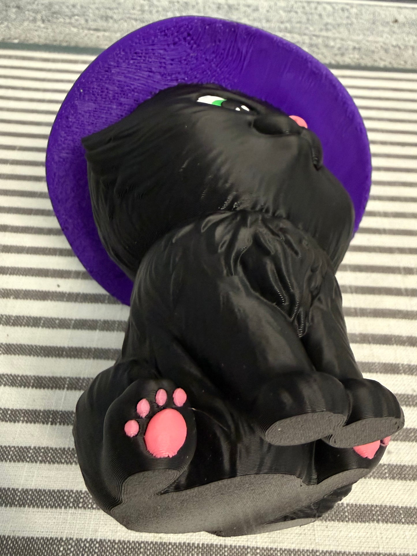 The Little Spellcasters Witch Kitty 3D Printed Decor