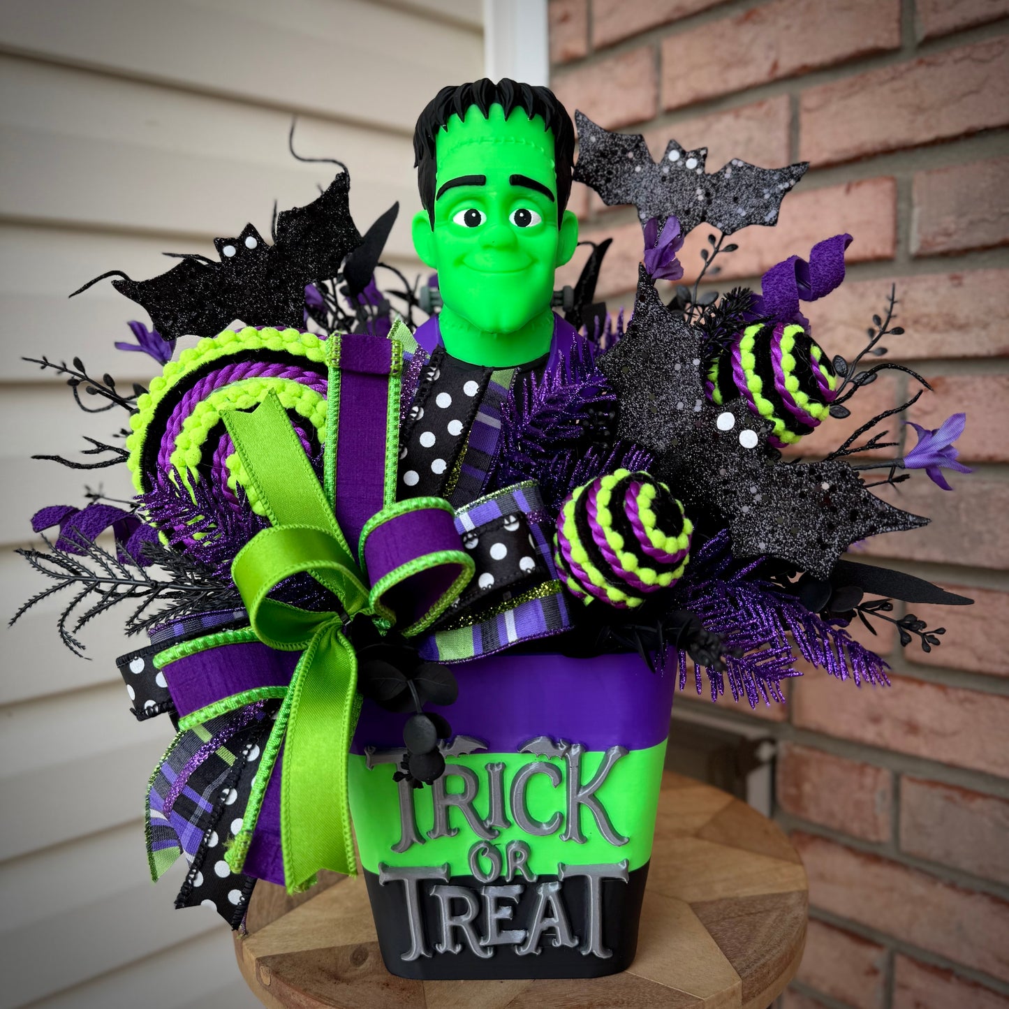 Spooktacular Frankie Floral Arrangement