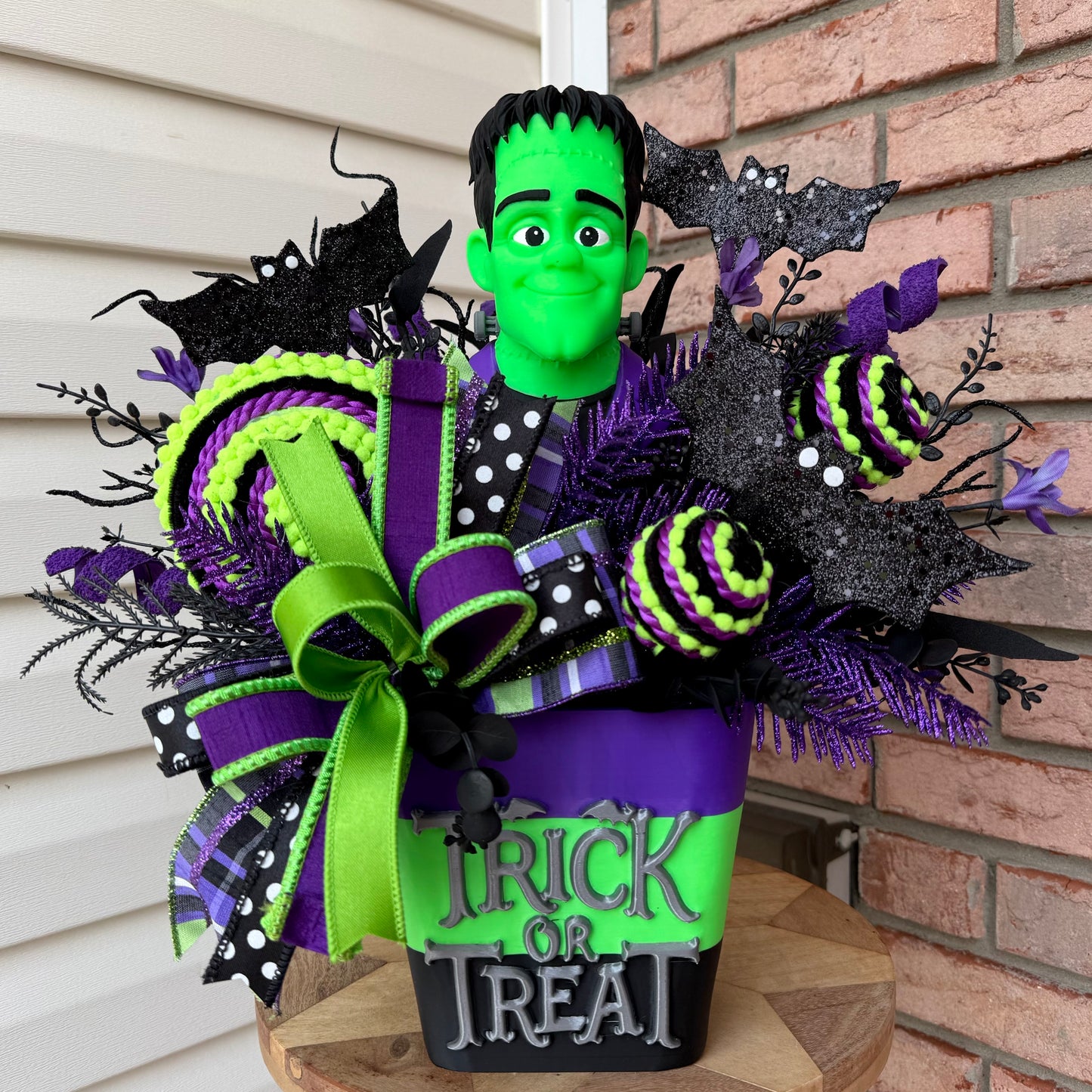 Spooktacular Frankie Floral Arrangement