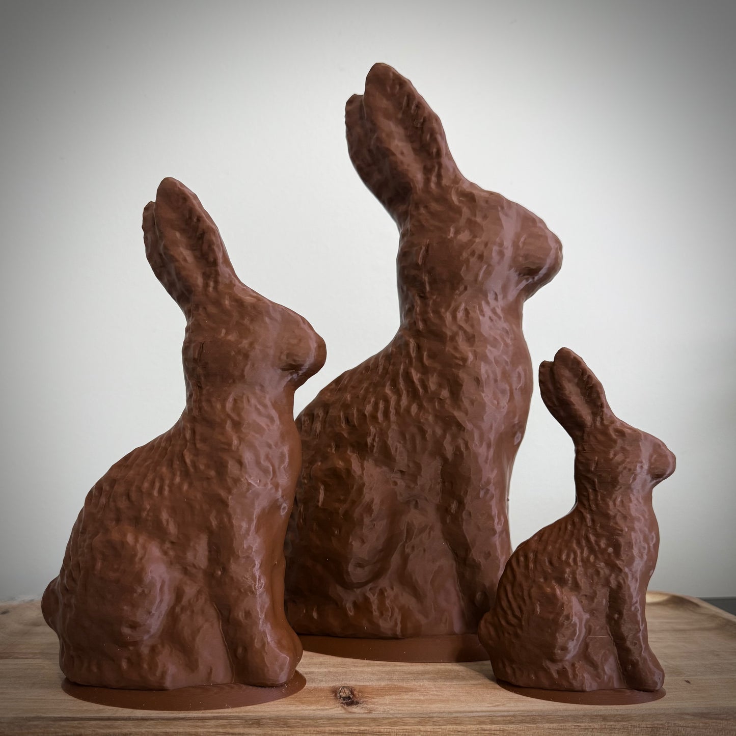 [PRE-ORDER] The "Almost Edible" Faux Chocolate Bunny Collection (3D Printed)