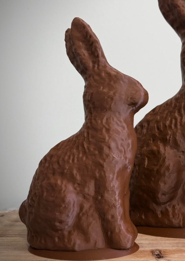 [PRE-ORDER] The "Almost Edible" Faux Chocolate Bunny Collection (3D Printed)