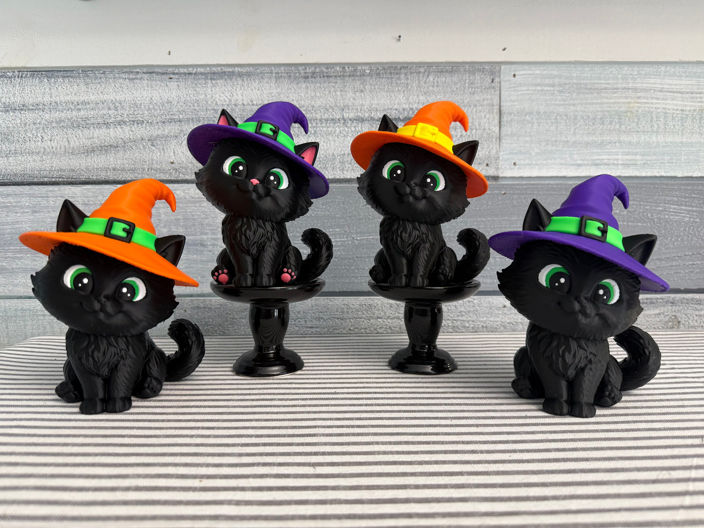 The Little Spellcasters Witch Kitty 3D Printed Decor