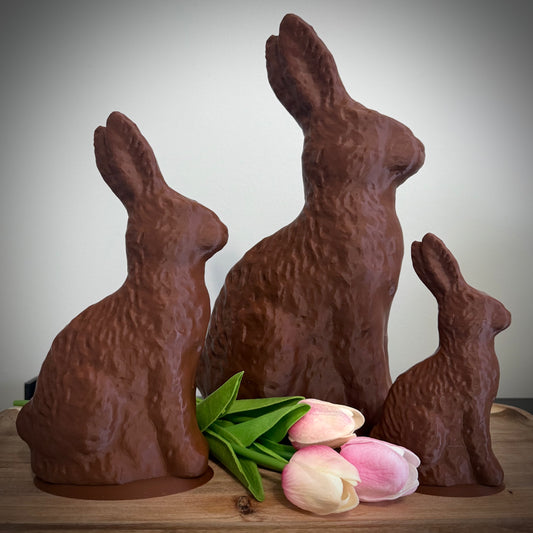 [PRE-ORDER] The "Almost Edible" Faux Chocolate Bunny Collection (3D Printed)