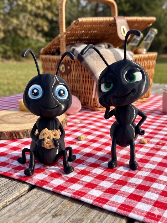 Antony & Angelica: Beautifully Dunn Exclusive Wreath-Friendly Ants – High-Shine PETG Outdoor Duo