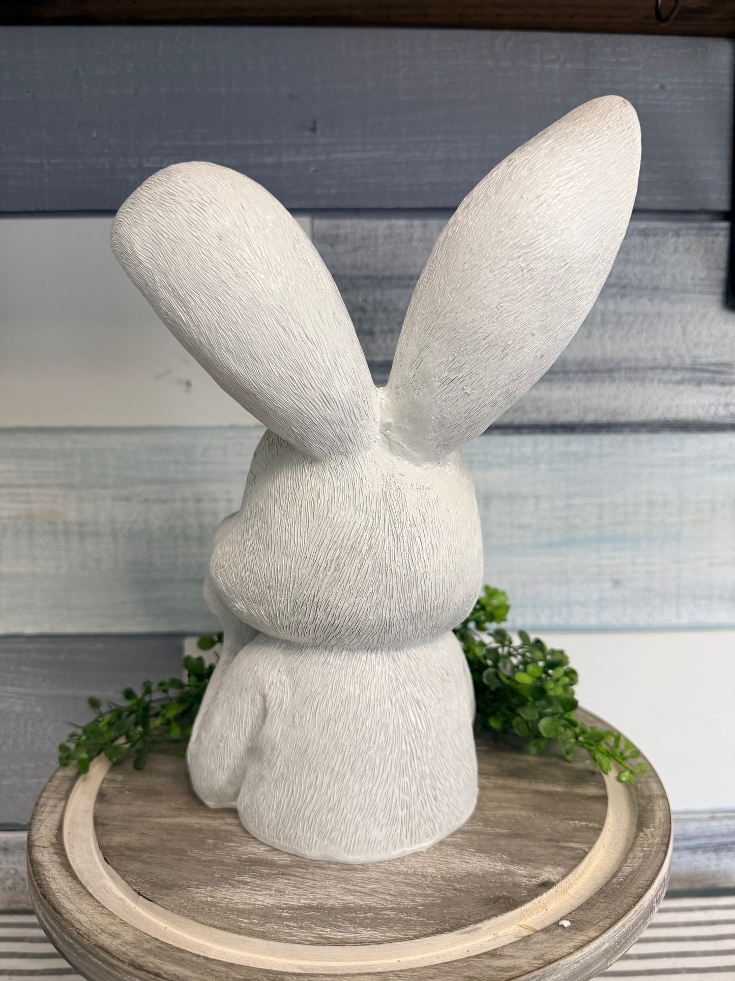 The "Polka Dot Party" Bunnies: 11" Floppy Ear Resin Rabbits