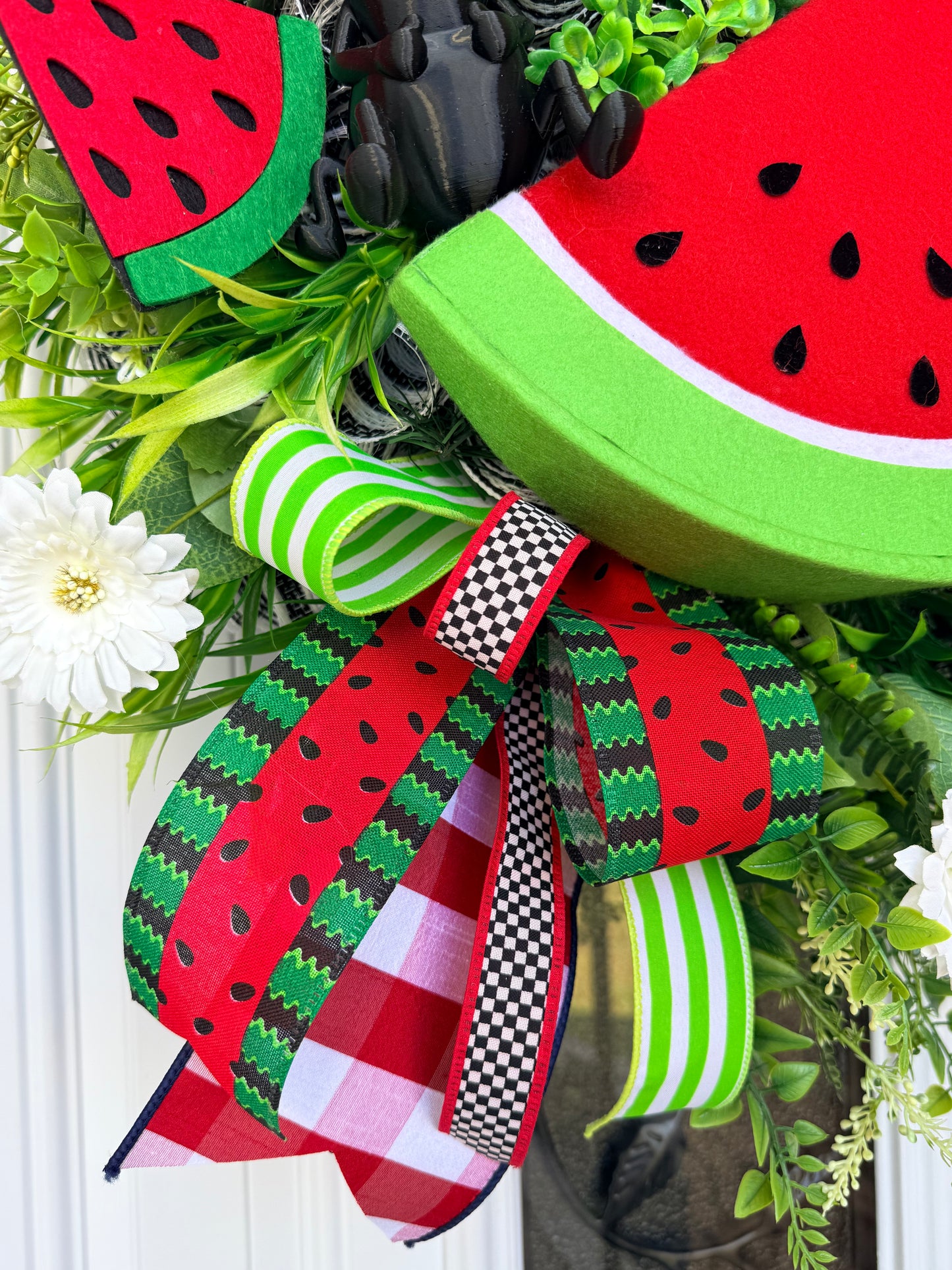 Sweet Summertime Watermelon Ant Wreath Door Decor