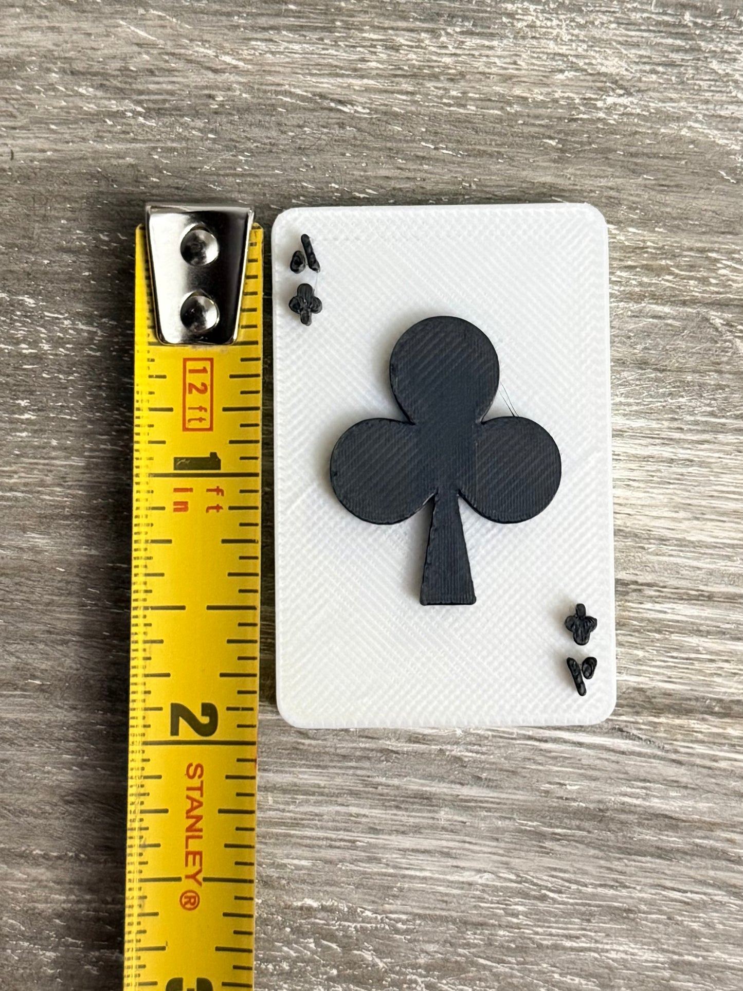 3D Printed Mini Playing Cards Set (4pc) - Alice in Wonderland & Casino Theme - Wreath Attachments & Tray Decor