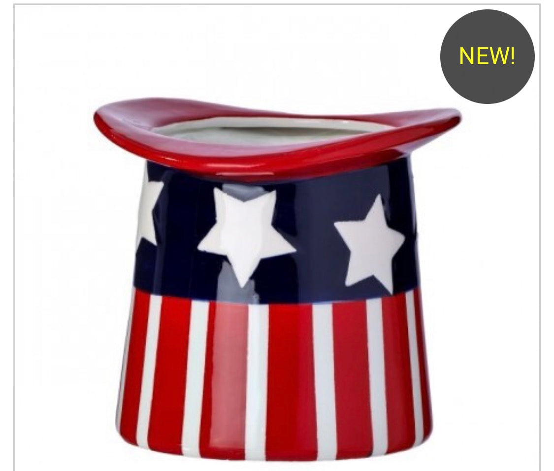 PRE-ORDER🇺🇸- 7" Ceramic American Spirit Hat Planter