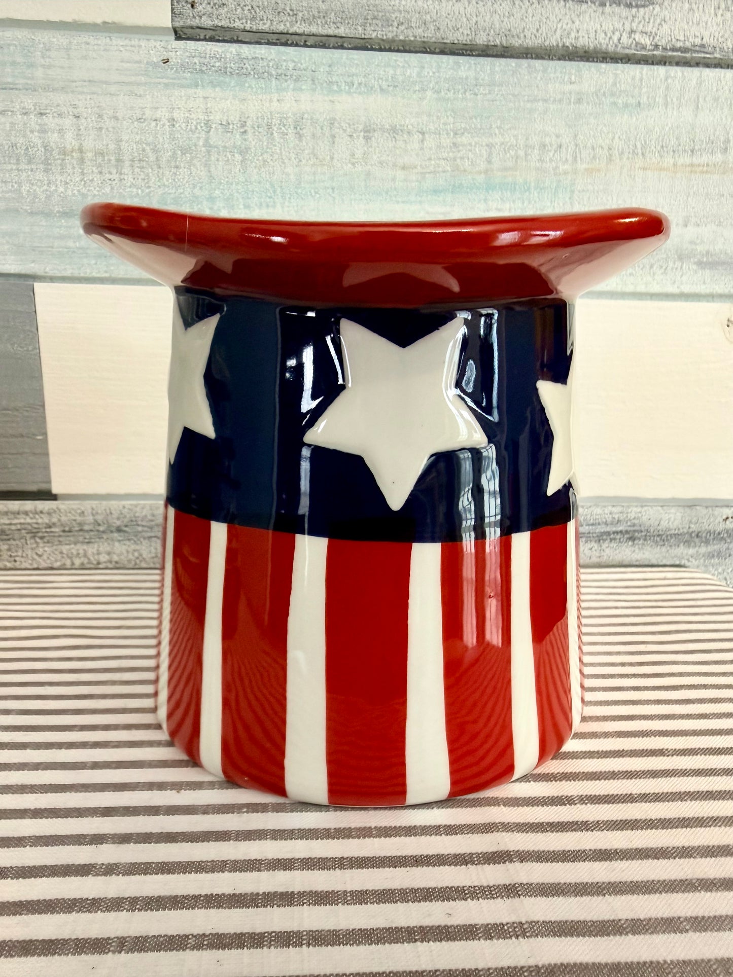 PRE-ORDER🇺🇸- 7" Ceramic American Spirit Hat Planter