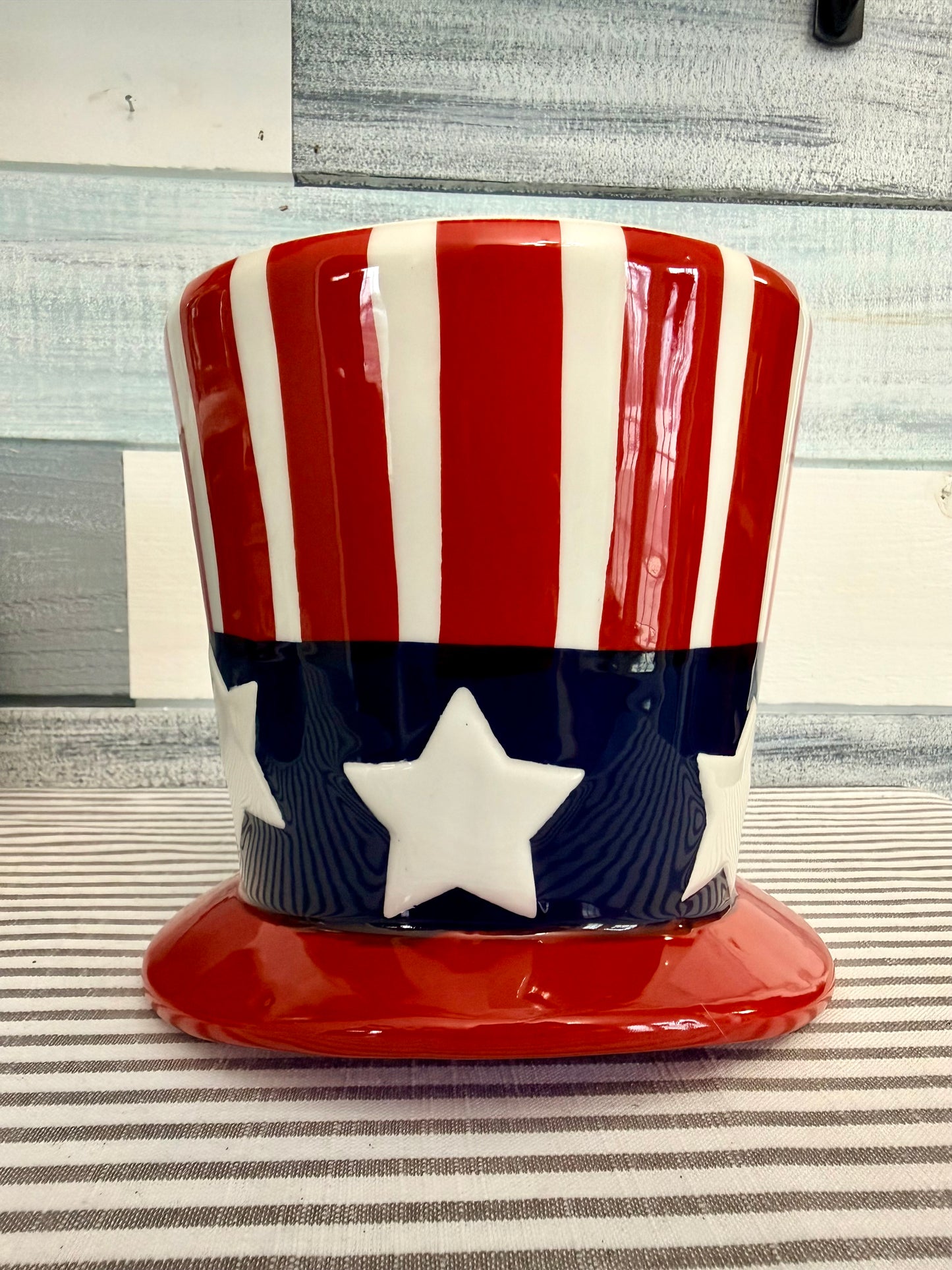 PRE-ORDER🇺🇸- 7" Ceramic American Spirit Hat Planter