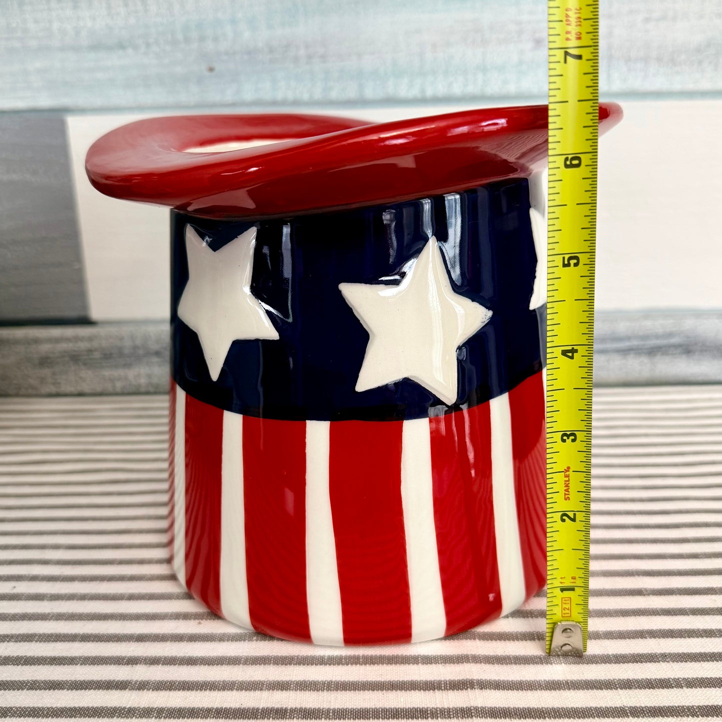 PRE-ORDER🇺🇸- 7" Ceramic American Spirit Hat Planter