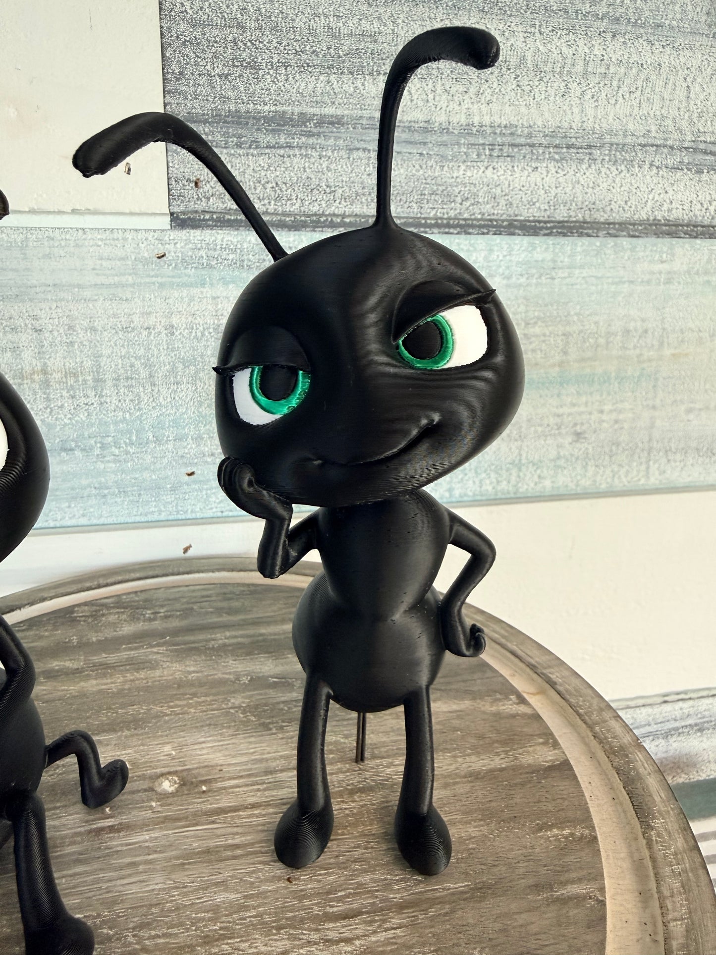 Angelica & Antony: Whimsical 3D Printed Ant Set – 6” Figurine