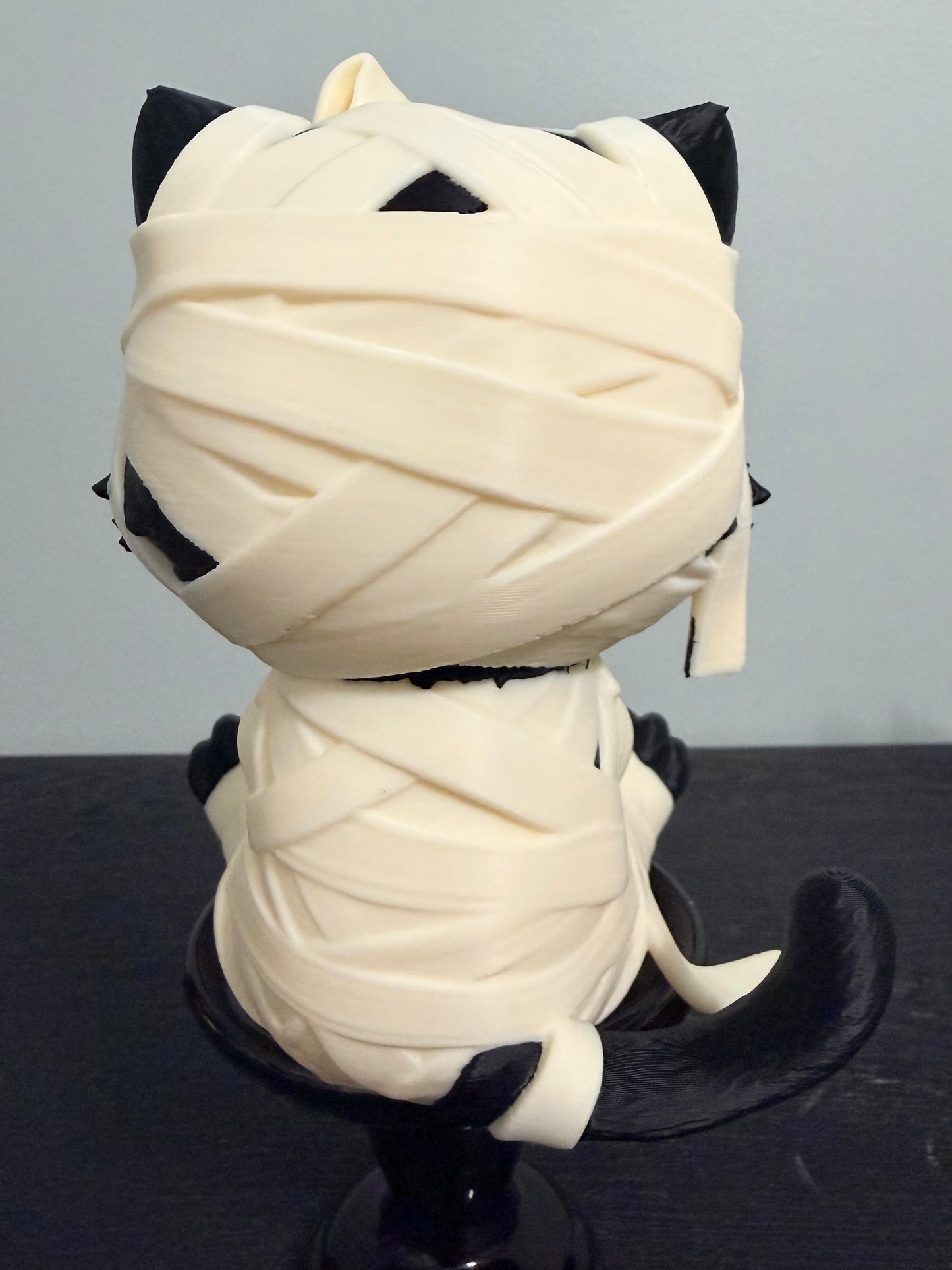Moonbeam the Mummy Kitty - Beautifully Dunn Exclusive 3D Printed Halloween Decor