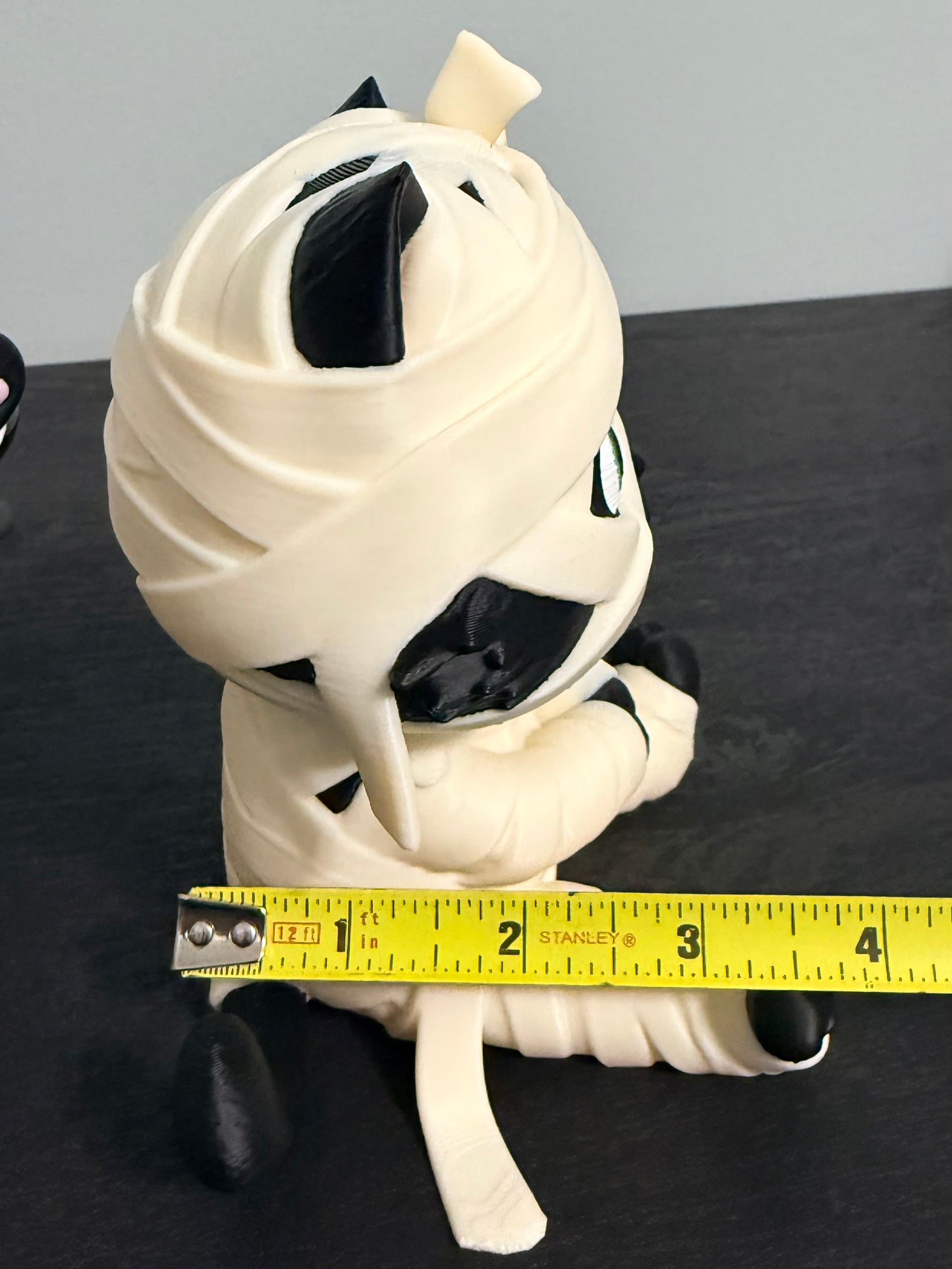 Moonbeam the Mummy Kitty - Beautifully Dunn Exclusive 3D Printed Halloween Decor