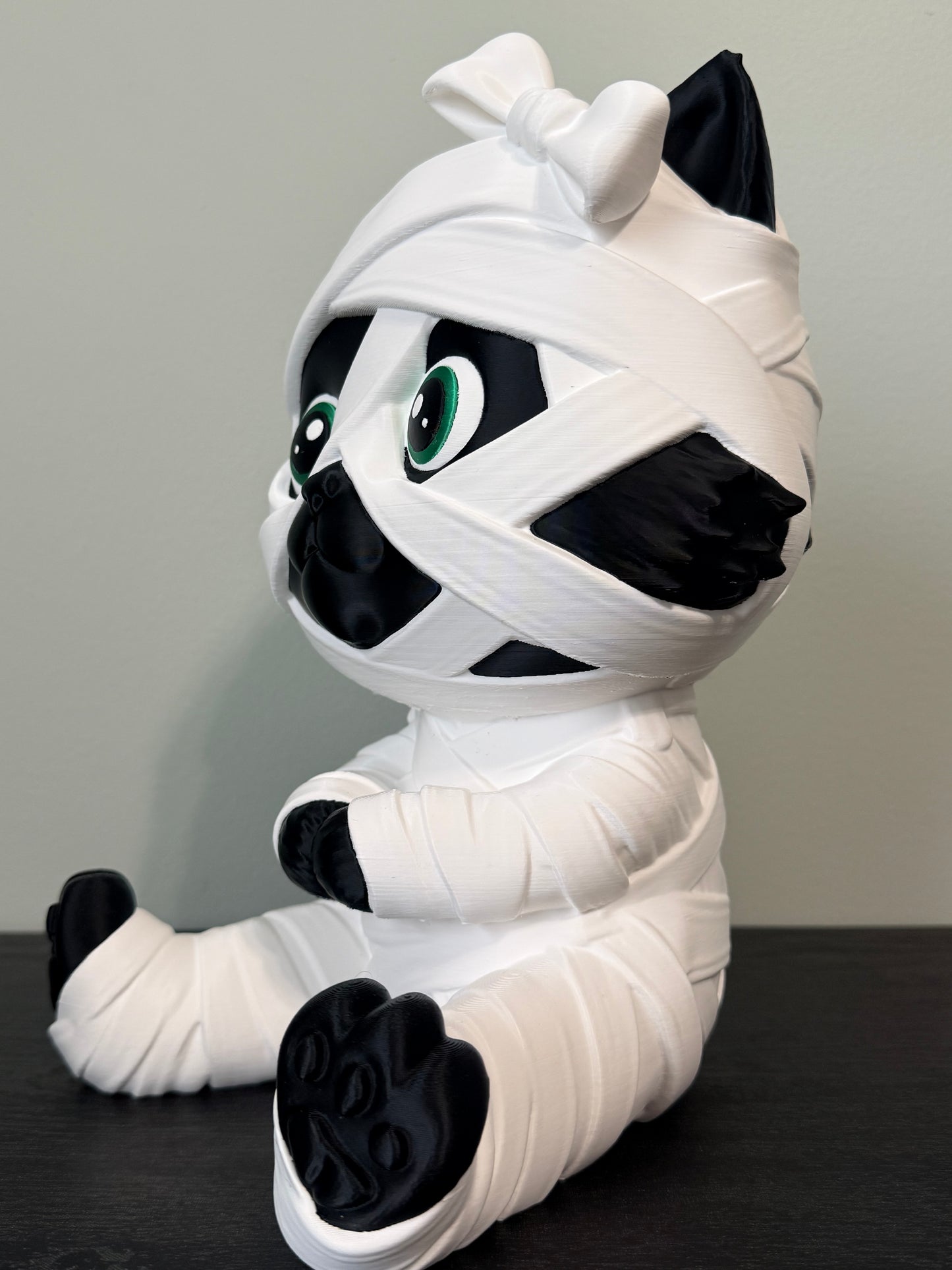 Mitzi the Mummy Kitty - 12" Limited Edition Exclusive Falloween 3D Printed Decor