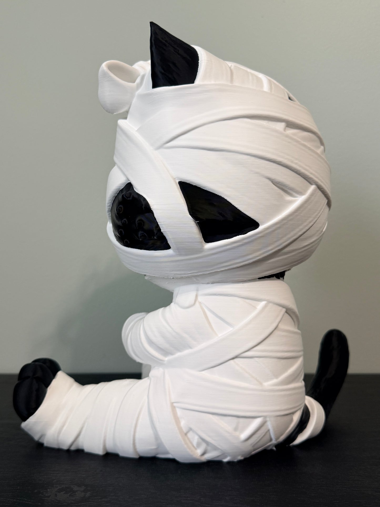 Mitzi the Mummy Kitty - 12" Limited Edition Exclusive Falloween 3D Printed Decor