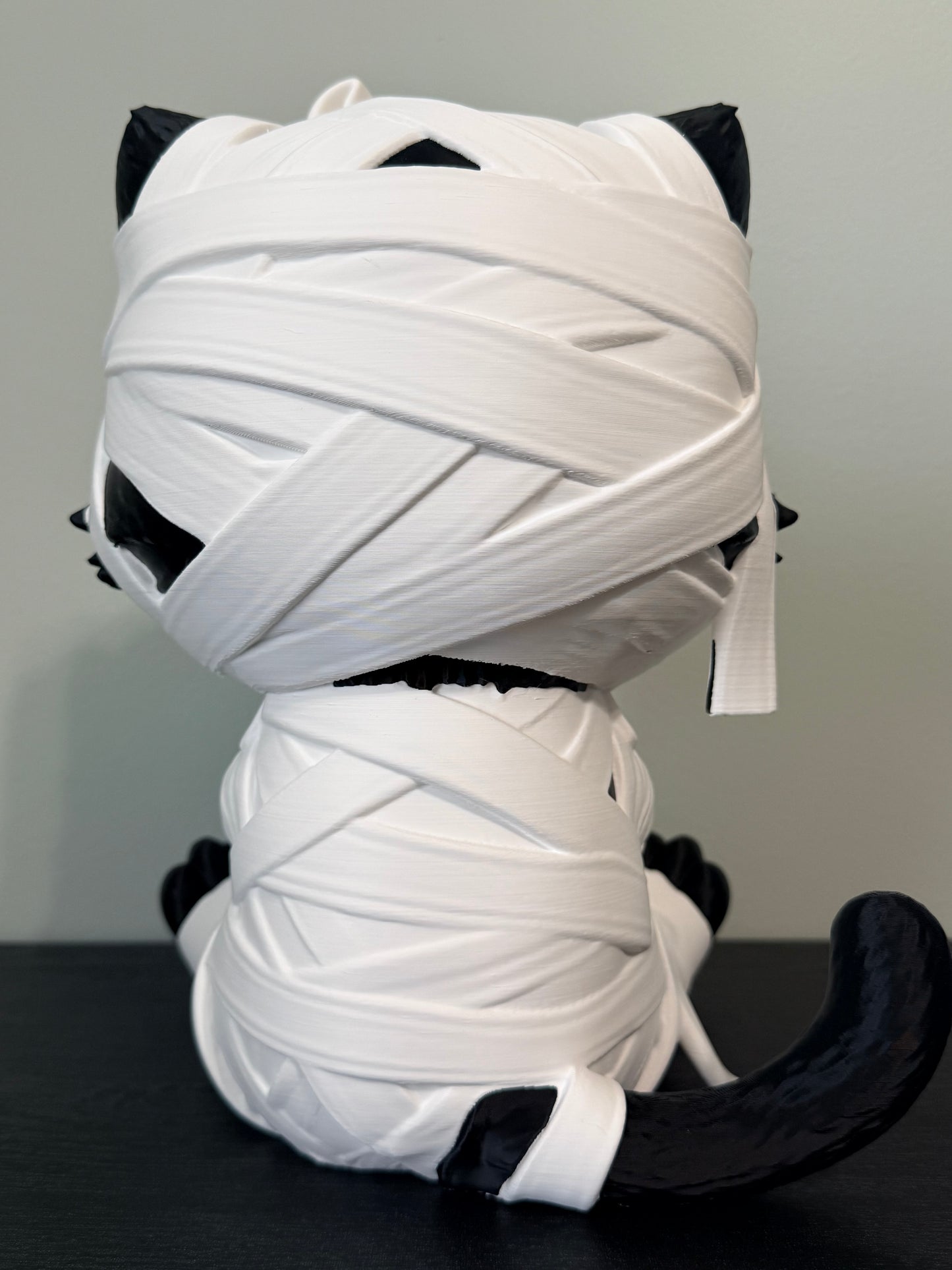 Mitzi the Mummy Kitty - 12" Limited Edition Exclusive Falloween 3D Printed Decor