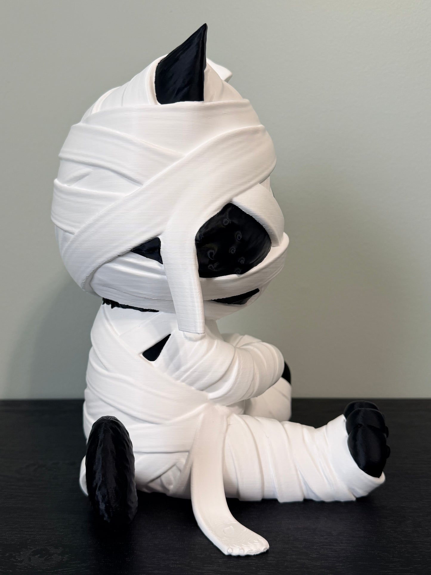 Mitzi the Mummy Kitty - 12" Limited Edition Exclusive Falloween 3D Printed Decor