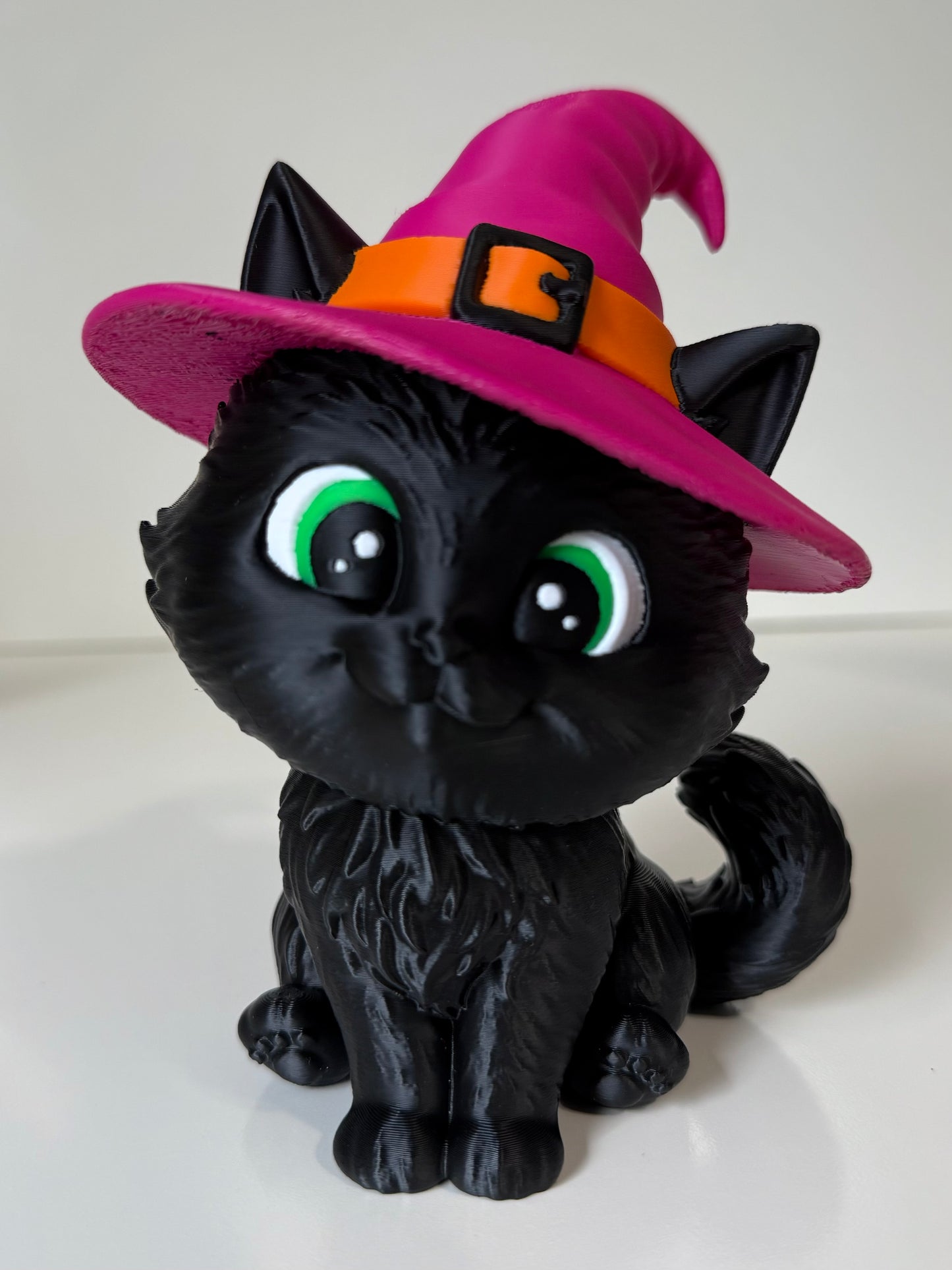 The Little Spellcasters Witch Kitty 3D Printed Decor