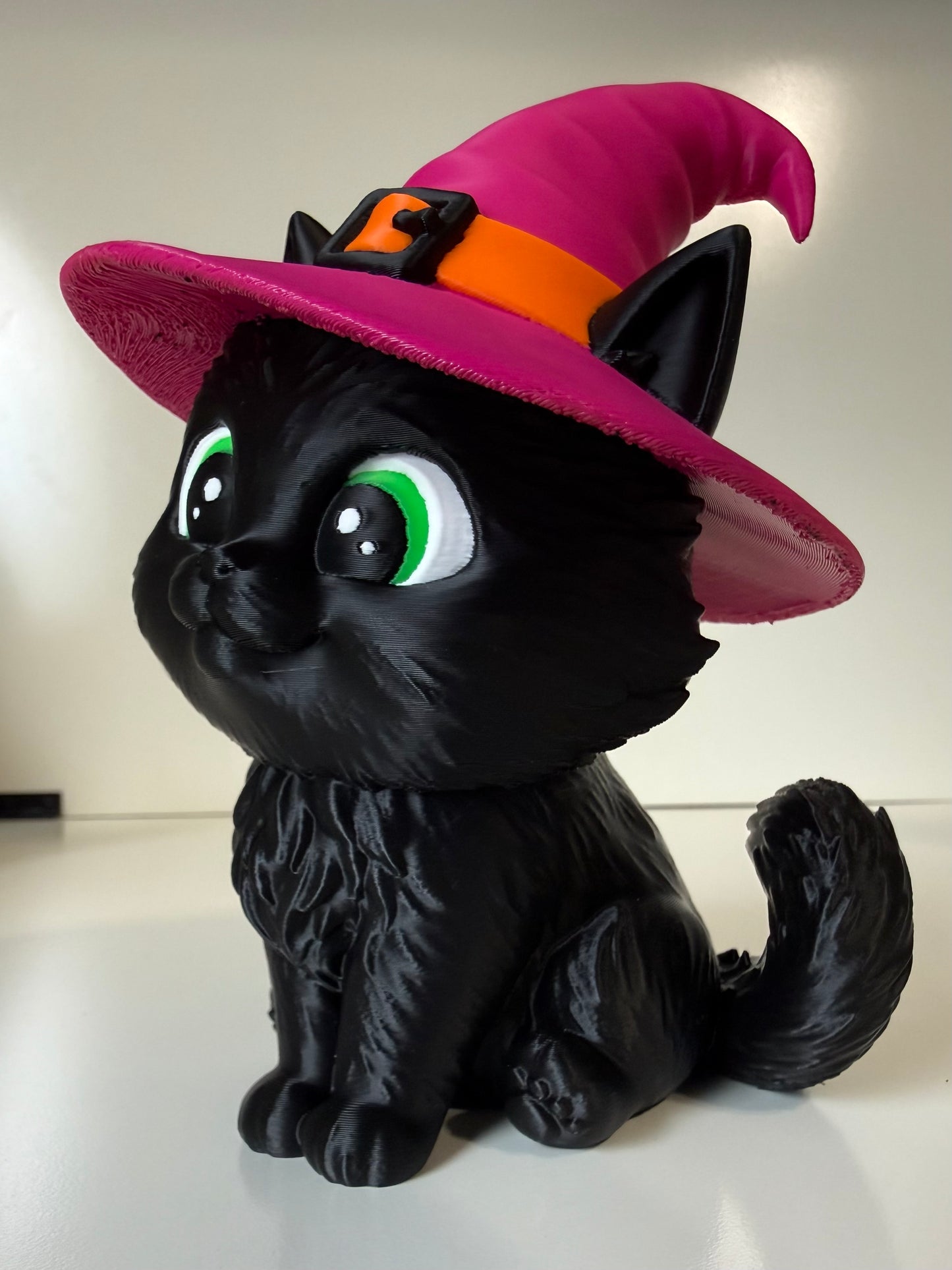 The Little Spellcasters Witch Kitty 3D Printed Decor