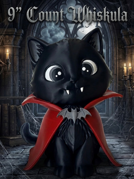 9” Count Whiskula Vampire Kitty