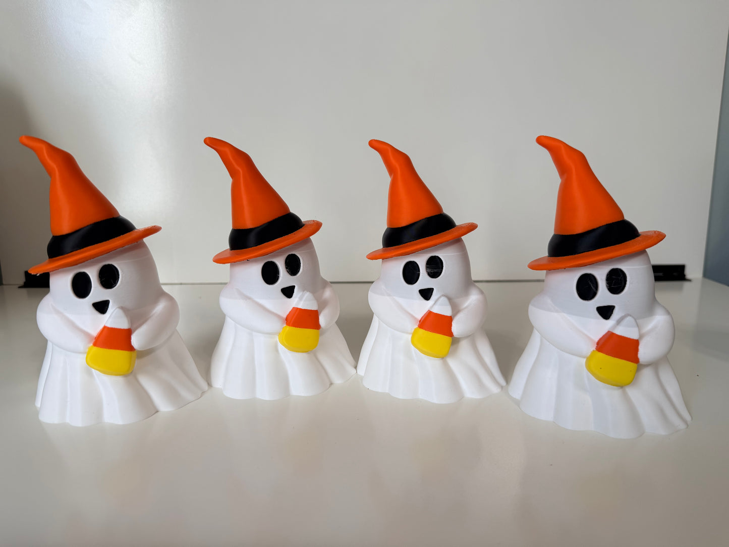 6” Misfit Candy Corn Ghosts- SOLD AS IS