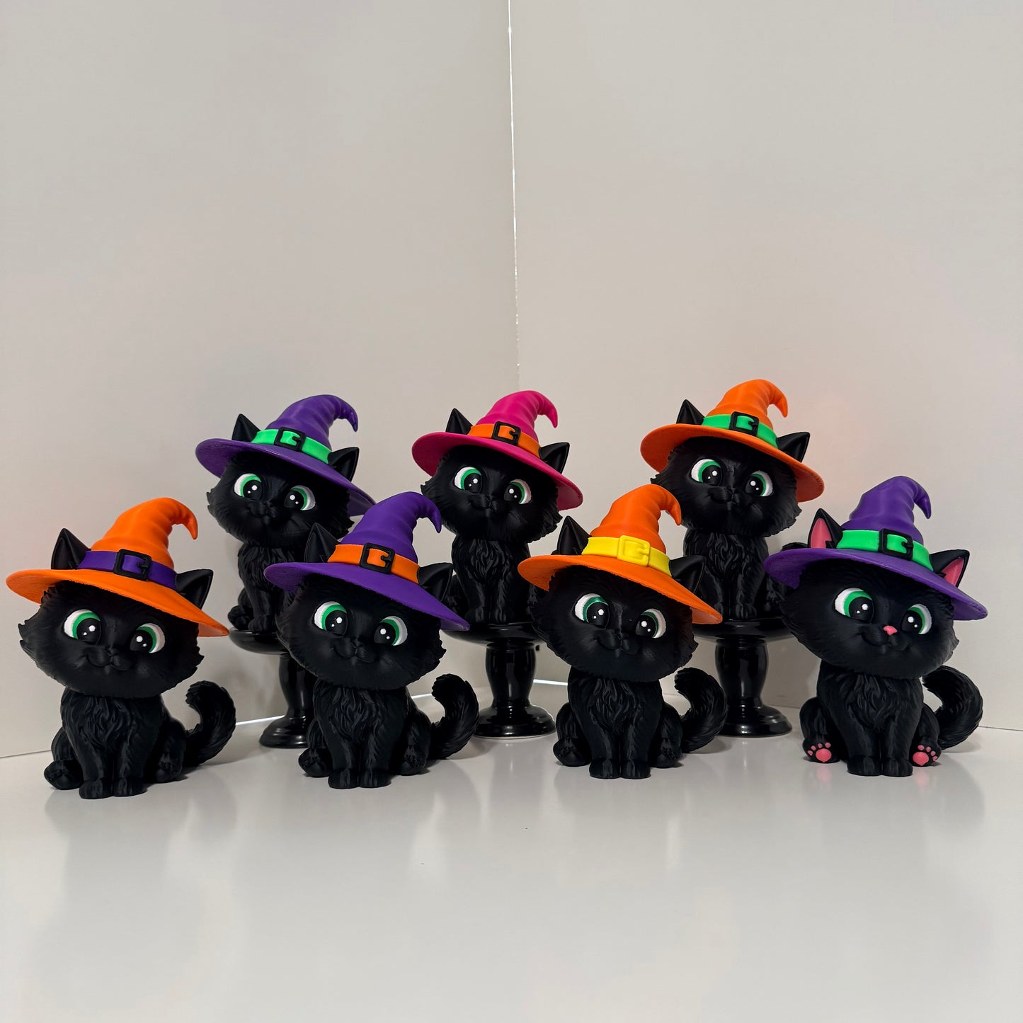 The Little Spellcasters Witch Kitty 3D Printed Decor