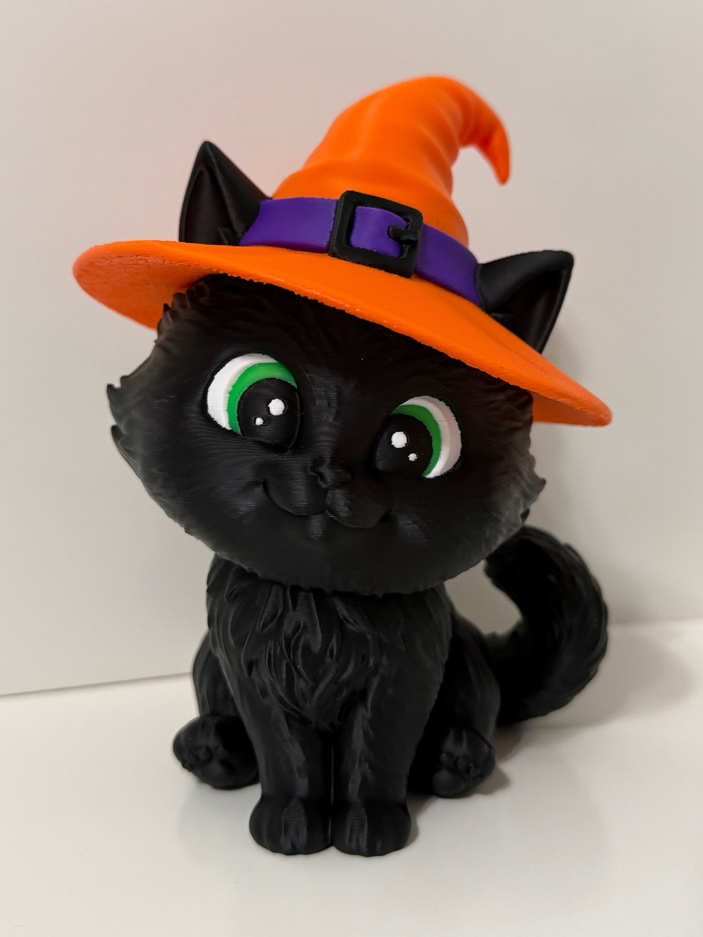 The Little Spellcasters Witch Kitty 3D Printed Decor
