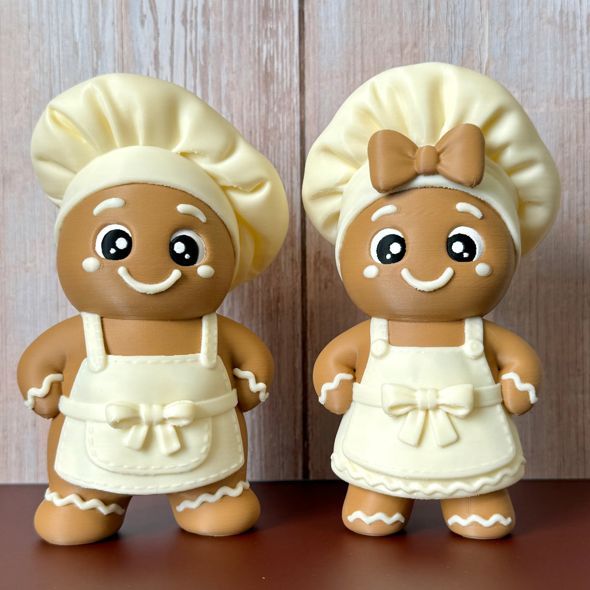 8" Gingerbread Baker Duo Bundle (Boy & Girl Set)