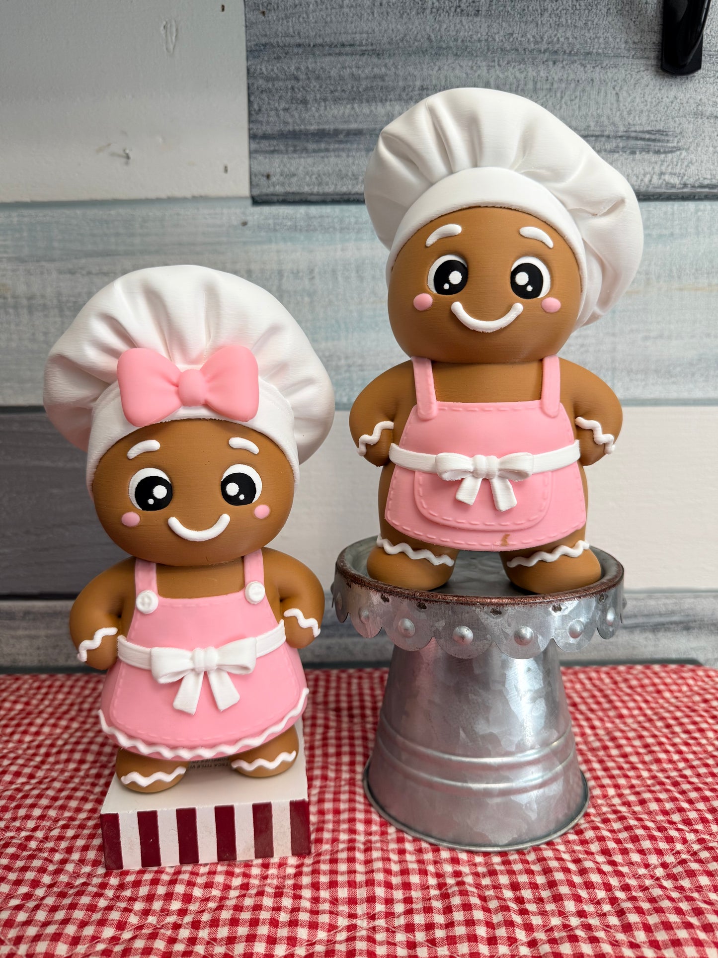 8" Gingerbread Baker Duo Bundle (Boy & Girl Set)