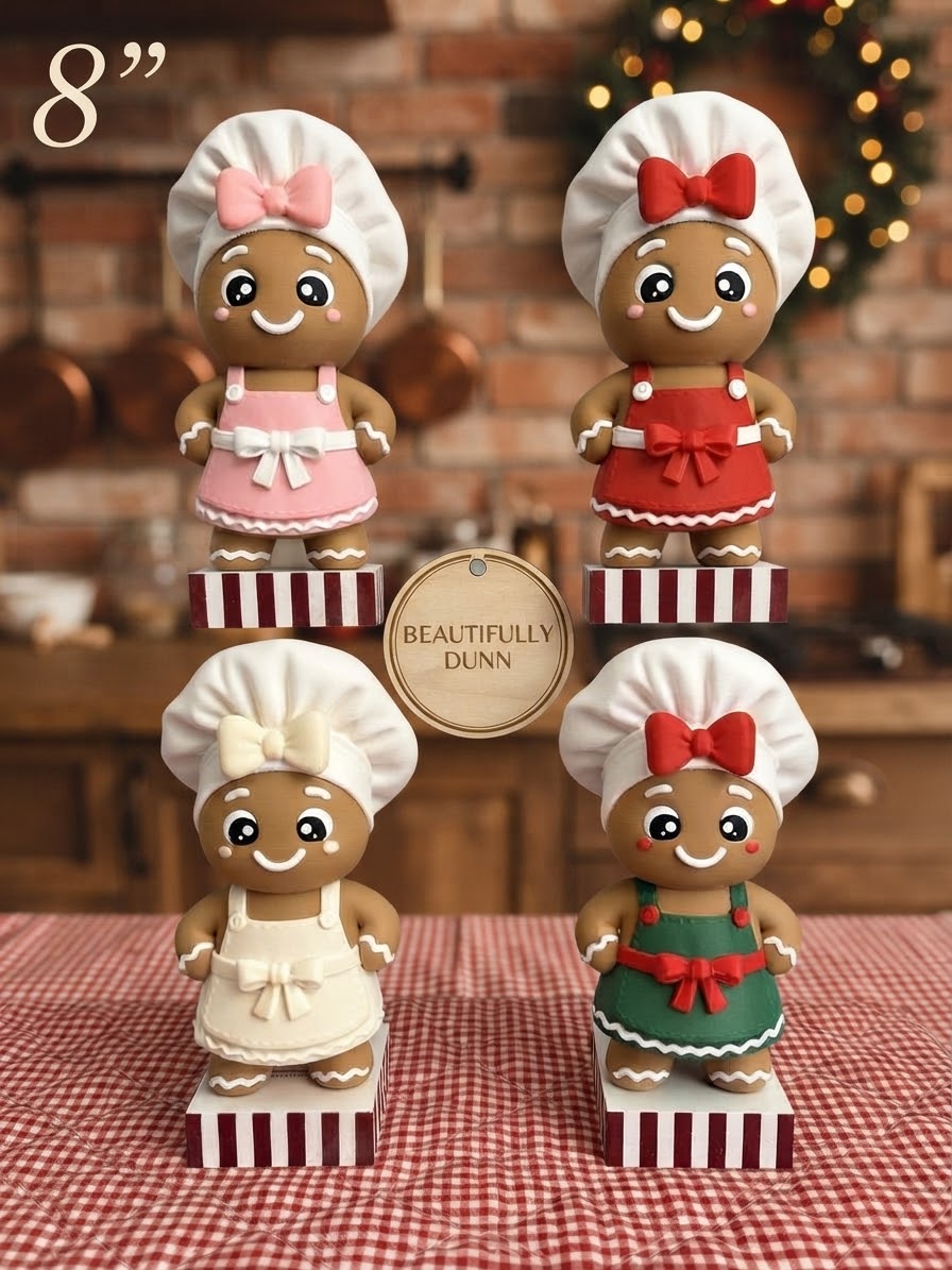 8” Gingerbread Girl Baker